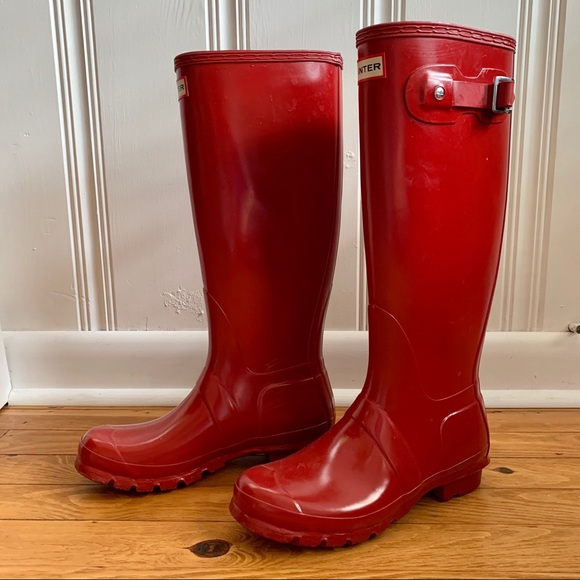 Hunter Original Tall Gloss Rain Boots - Picture 5 of 8